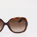 FENDI Sunglasses plastic Dark Brown Auth 149774-5