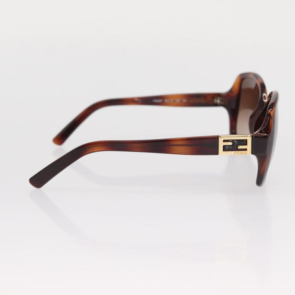 FENDI Sunglasses plastic Dark Brown Auth 149774
