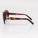 FENDI Sunglasses plastic Dark Brown Auth 149774-7