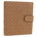BOTTEGA VENETA INTRECCIATO Wallet Leather Beige 132355 Auth 149777A-1