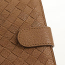 BOTTEGA VENETA INTRECCIATO Wallet Leather Beige 132355 Auth 149777A-17