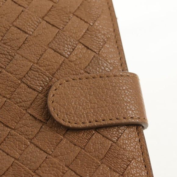 BOTTEGA VENETA INTRECCIATO Wallet Leather Beige 132355 Auth 149777A