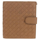 BOTTEGA VENETA INTRECCIATO Wallet Leather Beige 132355 Auth 149777A-13