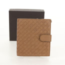 BOTTEGA VENETA INTRECCIATO Wallet Leather Beige 132355 Auth 149777A-12