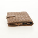 BOTTEGA VENETA INTRECCIATO Wallet Leather Beige 132355 Auth 149777A-5