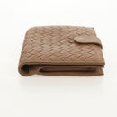 BOTTEGA VENETA INTRECCIATO Wallet Leather Beige 132355 Auth 149777A-6