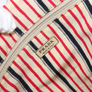 PRADA Hand Bag Satin Red Auth 149778-17