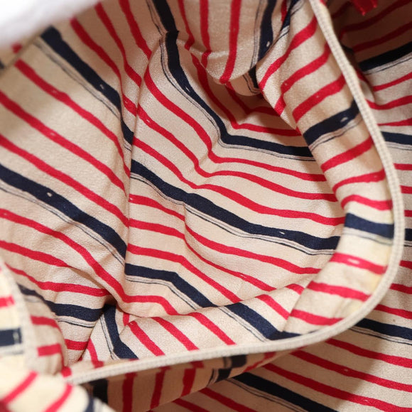 PRADA Hand Bag Satin Red Auth 149778