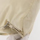 PRADA Backpack Nylon White Silver Auth 149779-17