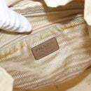 PRADA Backpack Nylon White Silver Auth 149779-21