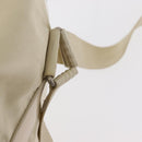 PRADA Backpack Nylon White Silver Auth 149779-14