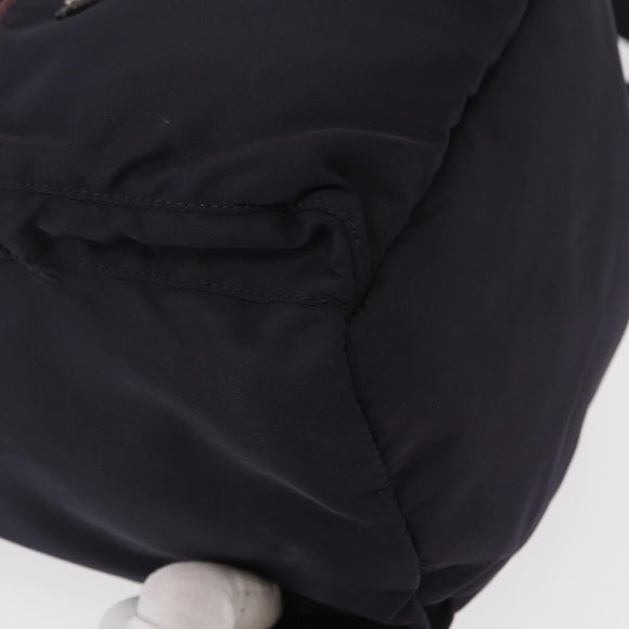 PRADA Backpack Nylon Purple Silver Auth 149780