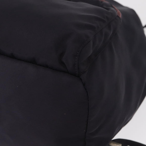 PRADA Backpack Nylon Purple Silver Auth 149780