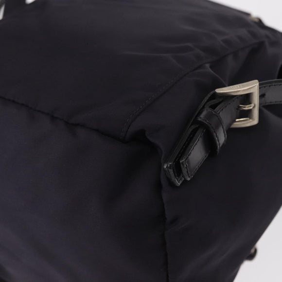 PRADA Backpack Nylon Purple Silver Auth 149780
