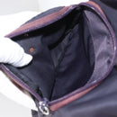 PRADA Backpack Nylon Purple Silver Auth 149780-26