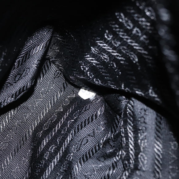 PRADA Backpack Nylon Purple Silver Auth 149780