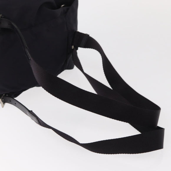 PRADA Backpack Nylon Purple Silver Auth 149780