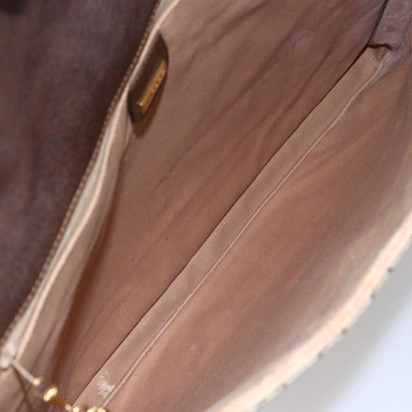 GUCCI GG Supreme Documents case Briefcase PVC Beige 017 123 0022 Auth 149784