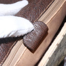 GUCCI GG Supreme Documents case Briefcase PVC Beige 017 123 0022 Auth 149784-12