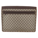 GUCCI GG Supreme Documents case Briefcase PVC Beige 017 123 0022 Auth 149784-2