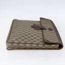 GUCCI GG Supreme Documents case Briefcase PVC Beige 017 123 0022 Auth 149784-4