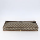 GUCCI GG Supreme Documents case Briefcase PVC Beige 017 123 0022 Auth 149784-6