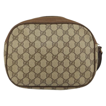 GUCCI GG Supreme Web Sherry Line Clutch Bag PVC Beige Red 89 01 034 Auth 149786 - 0