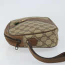 GUCCI GG Supreme Web Sherry Line Clutch Bag PVC Beige Red 89 01 034 Auth 149786-4