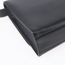 GUCCI Shoulder Bag Enamel Black Silver 001 3064 Auth 149788-16