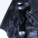 GUCCI Shoulder Bag Enamel Black Silver 001 3064 Auth 149788-20