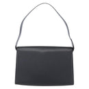 GUCCI Shoulder Bag Enamel Black Silver 001 3064 Auth 149788-2