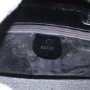 GUCCI Hand Bag Vinyl Outlet Black 000 2058 0548 5 Auth 149790-15