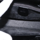 GUCCI Hand Bag Vinyl Outlet Black 000 2058 0548 5 Auth 149790-16