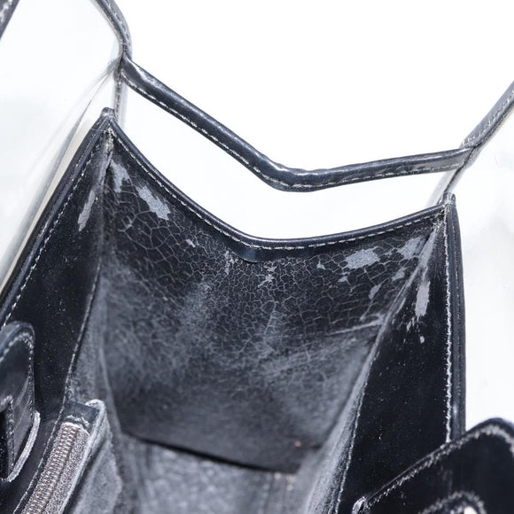 GUCCI Hand Bag Vinyl Outlet Black 000 2058 0548 5 Auth 149790