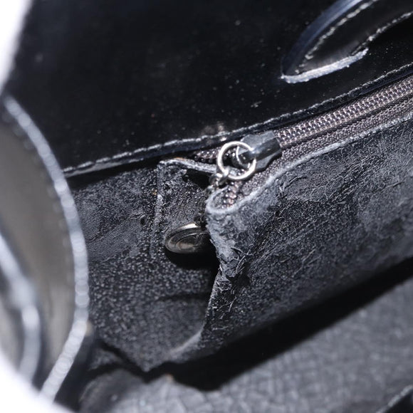 GUCCI Hand Bag Vinyl Outlet Black 000 2058 0548 5 Auth 149790
