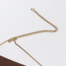 GUCCI Chain Shoulder Bag Nylon Brown Gold Auth 149791-8