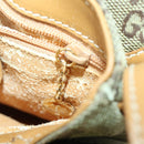 GUCCI GG Canvas Shoulder Bag Khaki Gold Auth 149794-19