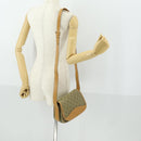 GUCCI GG Canvas Shoulder Bag Khaki Gold Auth 149794-22