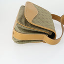 GUCCI GG Canvas Shoulder Bag Khaki Gold Auth 149794-4