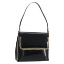 GUCCI Shoulder Bag Patent leather Black Gold 001 2113 1792 Auth 149795-1