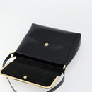 GUCCI Shoulder Bag Patent leather Black Gold 001 2113 1792 Auth 149795-16