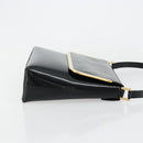 GUCCI Shoulder Bag Patent leather Black Gold 001 2113 1792 Auth 149795-4