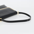 GUCCI Shoulder Bag Patent leather Black Gold 001 2113 1792 Auth 149795-7