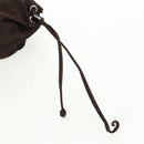 PRADA Pouch Nylon Brown Auth 149796V-13