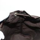 PRADA Pouch Nylon Brown Auth 149796V-17