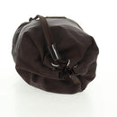 PRADA Pouch Nylon Brown Auth 149796V-6