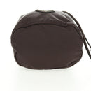 PRADA Pouch Nylon Brown Auth 149796V-7