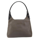 PRADA Shoulder Bag Leather Brown Auth 149800-13