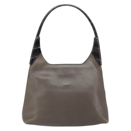 PRADA Shoulder Bag Leather Brown Auth 149800 - 0