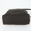 GUCCI Bamboo Hand Bag Nylon Outlet 2way Brown Silver 002 3754 0506 Auth 149802-5